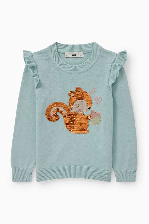 Bambine - Maglione - verde menta