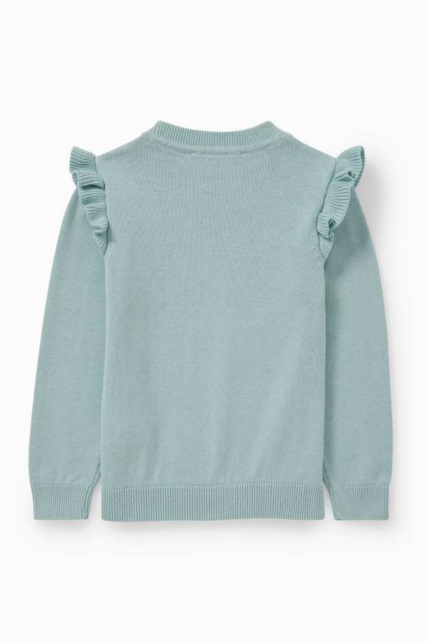 Bambine - Maglione - verde menta