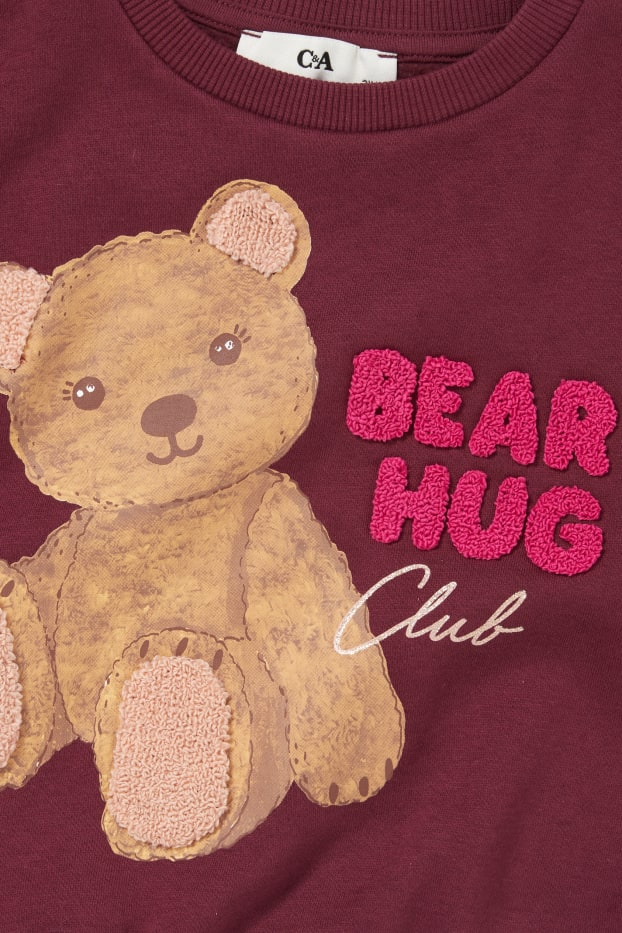 Kinder Mädchen - Sweatshirt - bordeaux