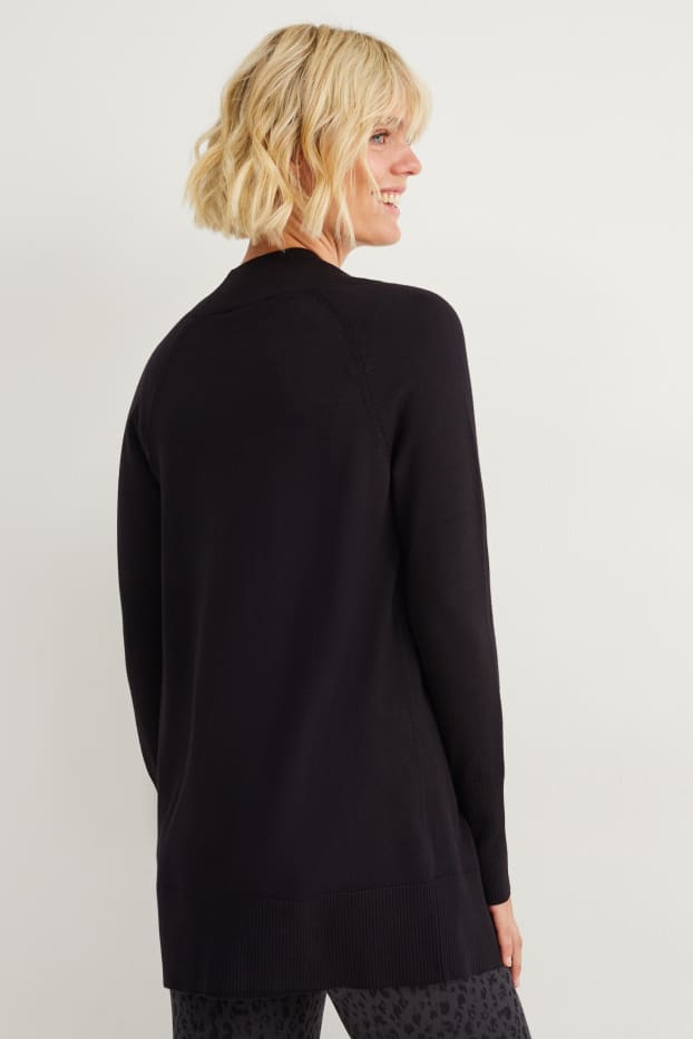 Damen - Strickjacke - schwarz