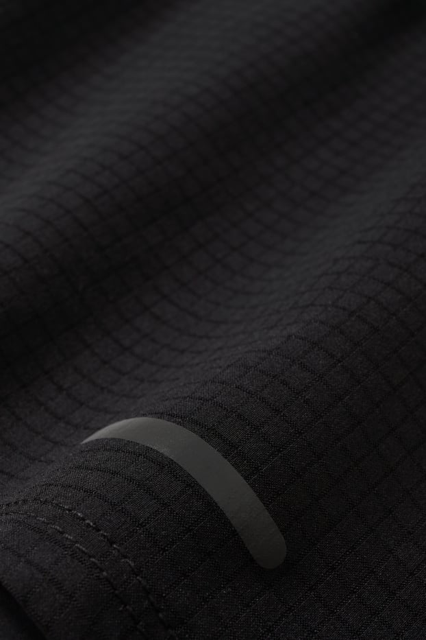 Bărbați - Pantaloni scurți funcționali - 4 Way Stretch - negru