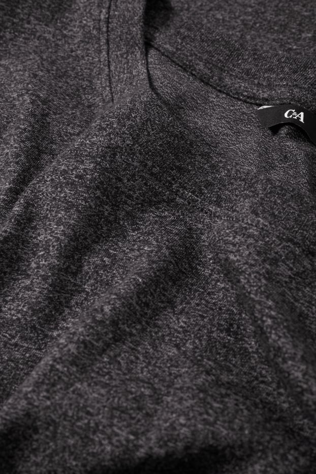 Bărbați - Tricou - negru melanj