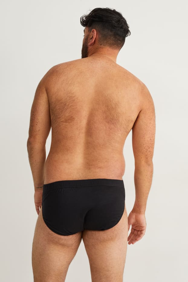 Herren - Multipack 3er - Slip - schwarz