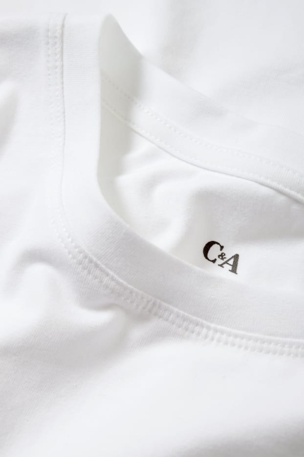 Women - Multipack of 2 - basic long sleeve top - white