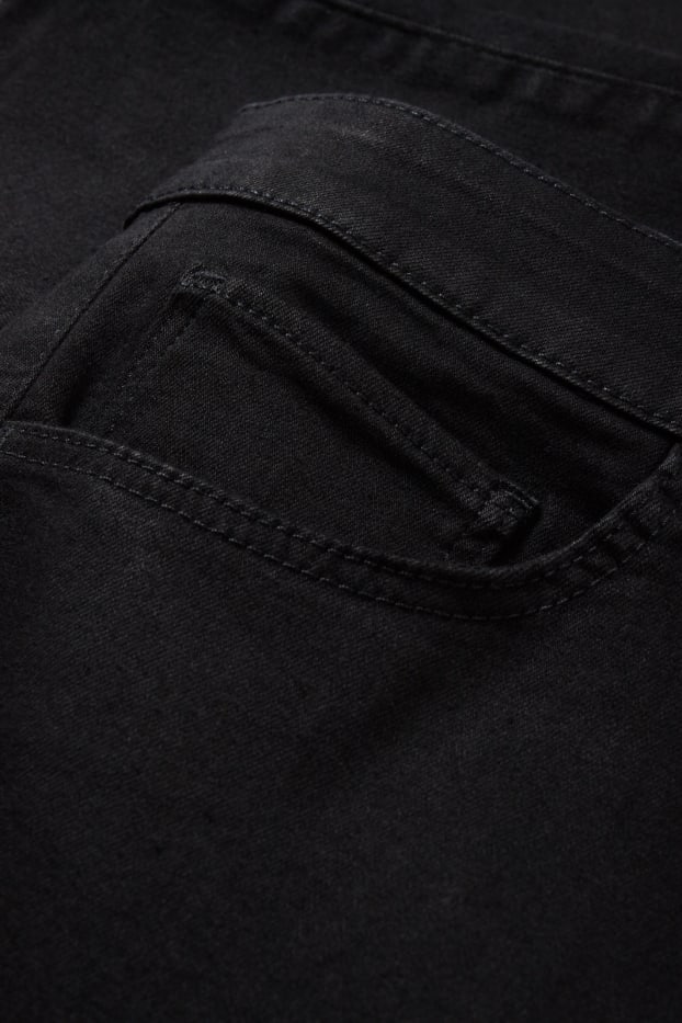 Femei - Jegging jeans - talie înaltă - negru