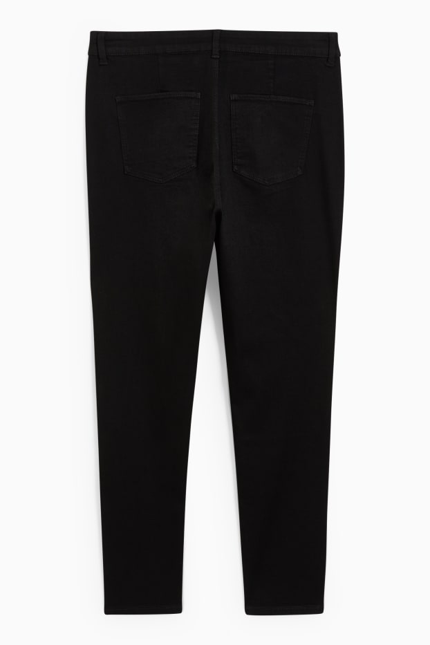 Femei - Jegging jeans - talie înaltă - negru