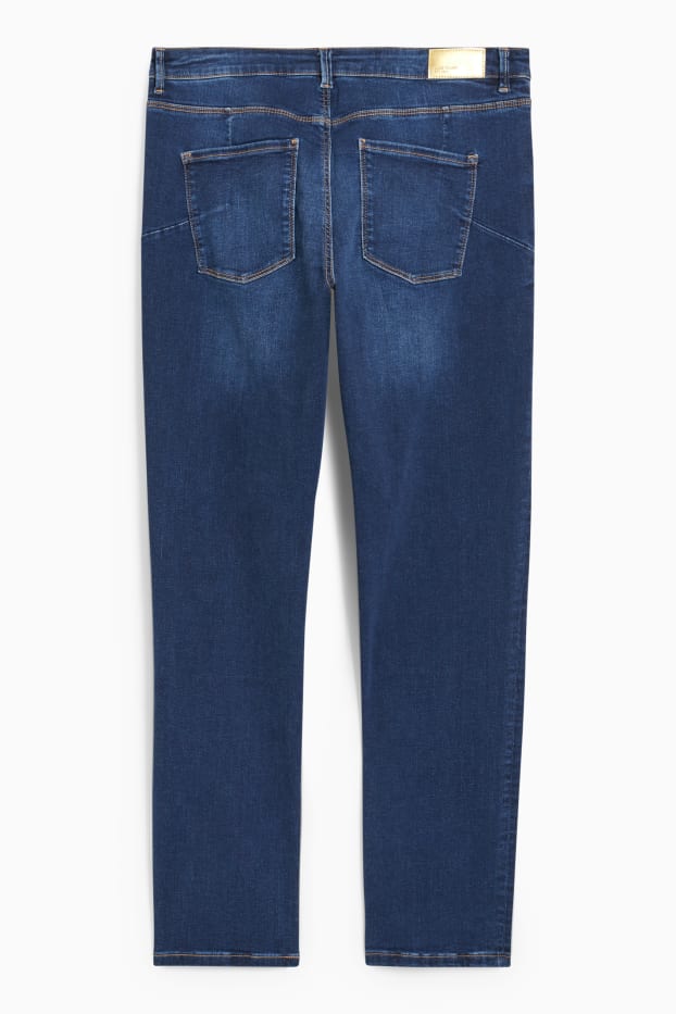 Femei - Slim jeans - talie înaltă - jeans modelatori - LYCRA® - denim-albastru