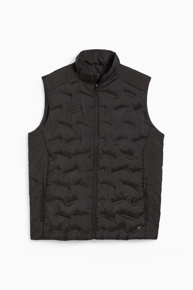 Heren - Sportvest - waterafstotend - zwart