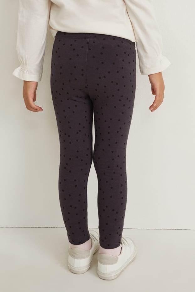 Kinderen: meisjes - Set van 3 - Minnie Mouse - thermolegging - roze