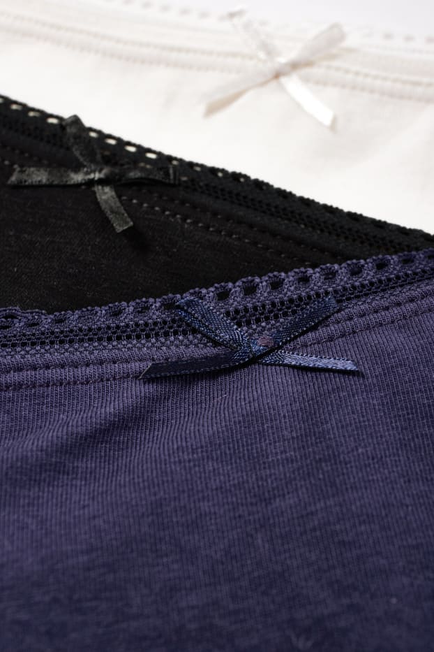 Dona - Paquet de 3 - calces hipster - lila