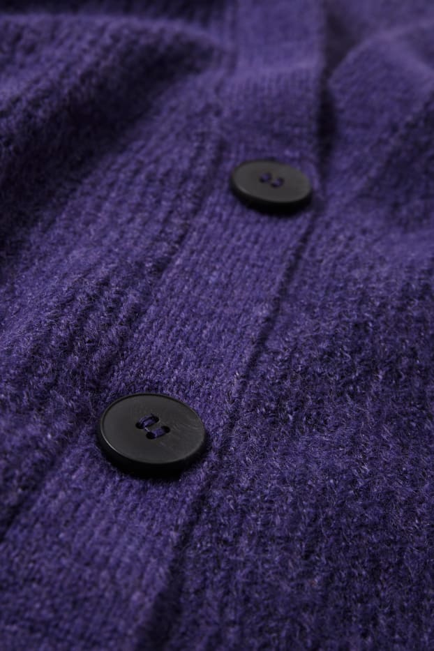Femmes - Gilet de maille - violet