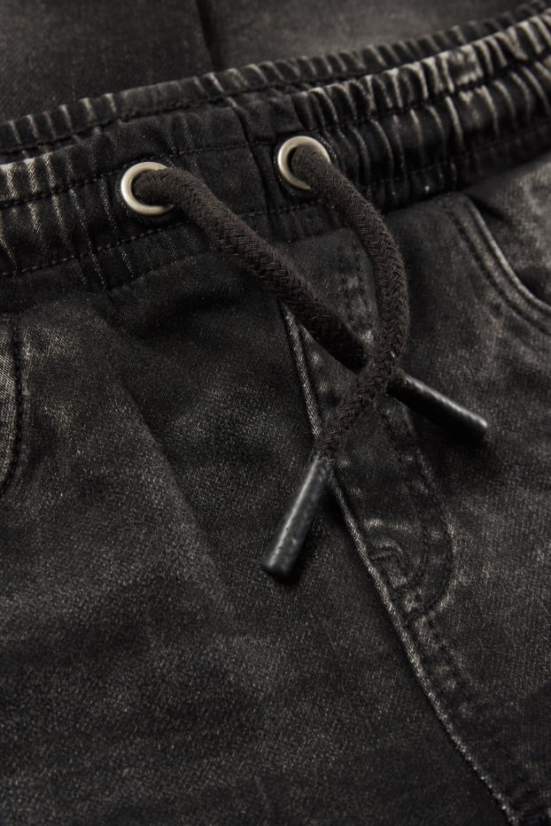Kinderen: jongens - Slim jeans - jeansdonkergrijs