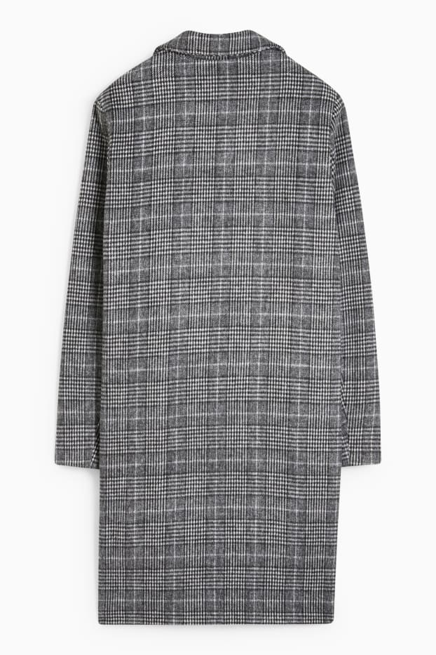 Dona - Abric - de quadres - negre/blanc