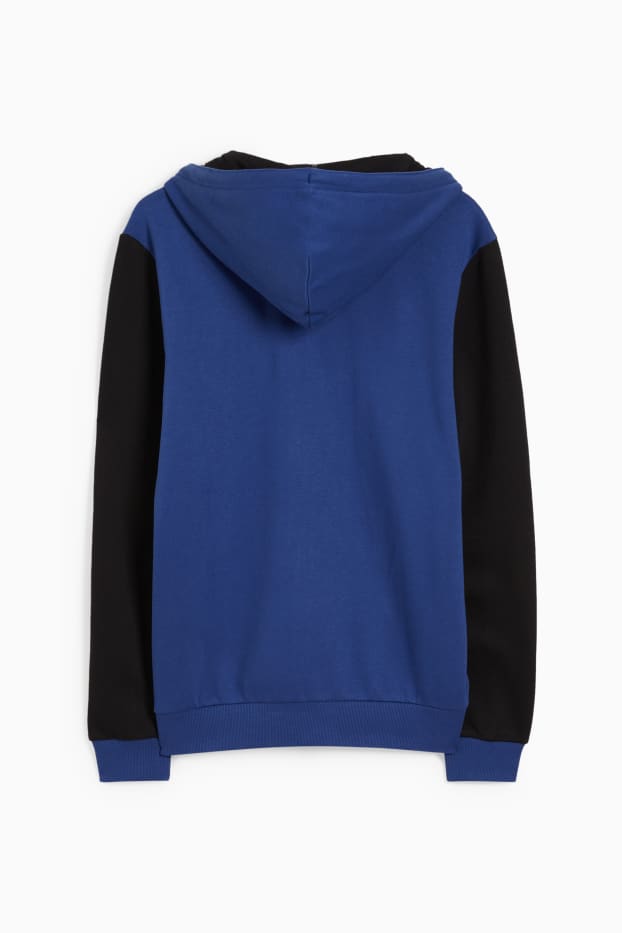 Herren - Sweatjacke mit Kapuze - dunkelblau