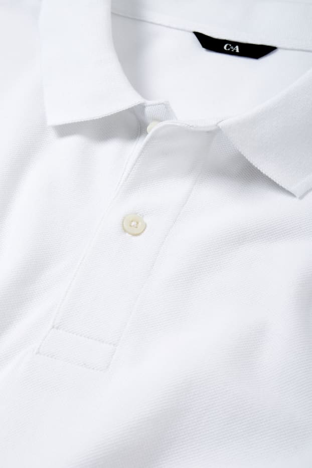 Herren - Poloshirt - weiß