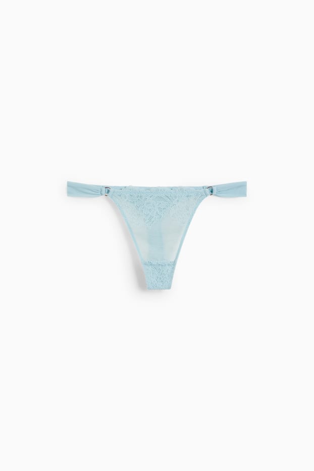 Women - Thong - light blue