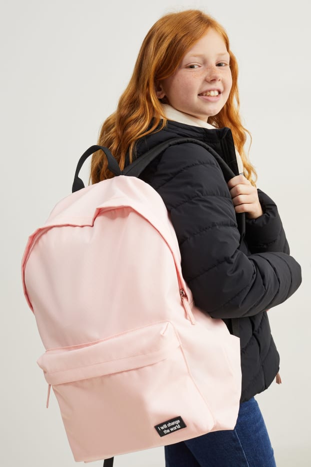 Kinder Mädchen - Rucksack - rosa