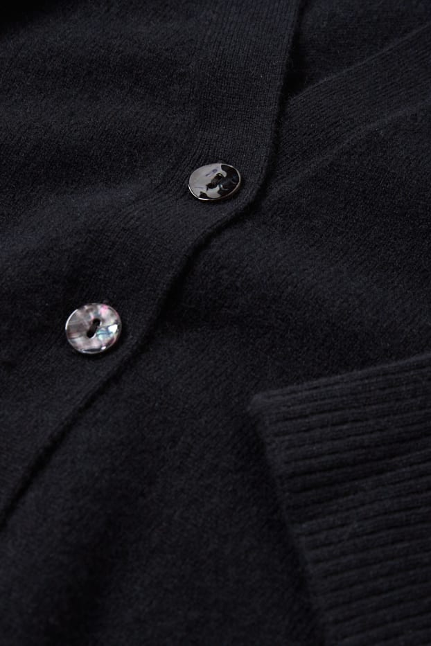 Women - Cashmere cardigan - black