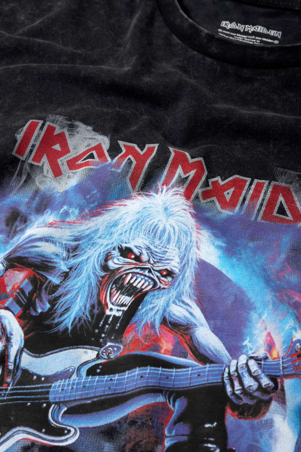 Hommes - T-shirt - Iron Maiden - gris foncé