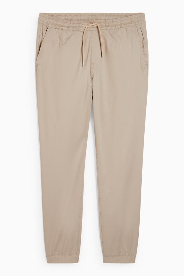 Men - Trousers - slim fit - light beige
