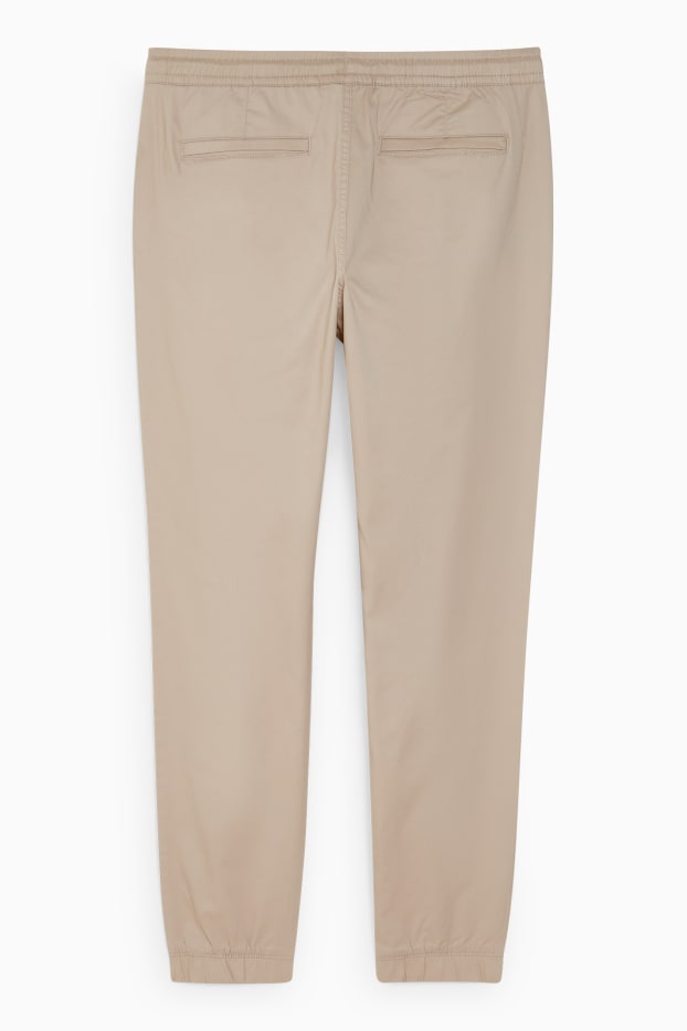 Men - Trousers - slim fit - light beige