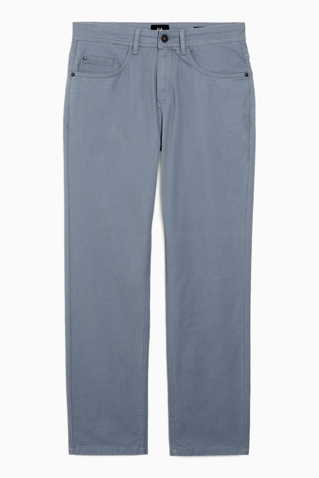Home - Pantalons - regular fit - gris fosc