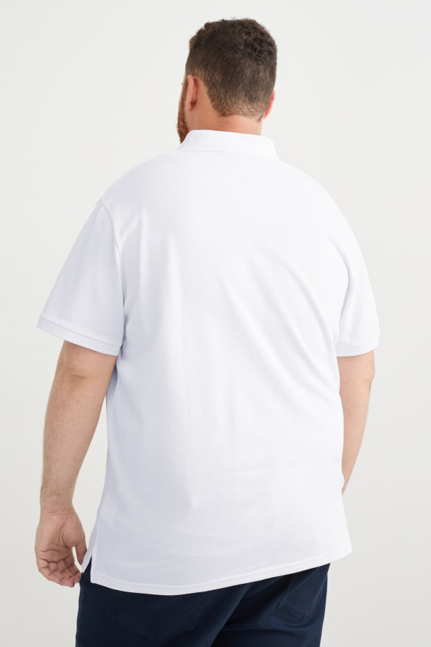 Herren - Poloshirt - weiß