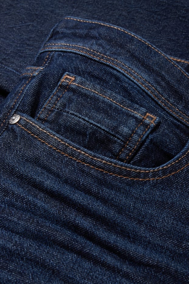 Heren - Slim tapered jeans - LYCRA® - jeansdonkerblauw