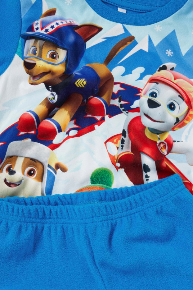 Kinder Buben - PAW Patrol - Fleece-Pyjama - 2 teilig - blau