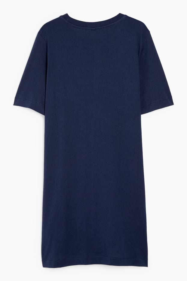 Donna - Camicia da notte - Snoopy - blu scuro