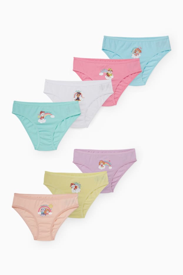 Children Girls - Multipack of 7 - PAW Patrol - briefs - white / yellow