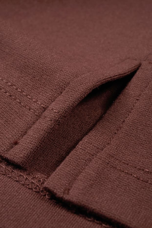 Kobiety - Spódniczka mini - ciemnobrązowy