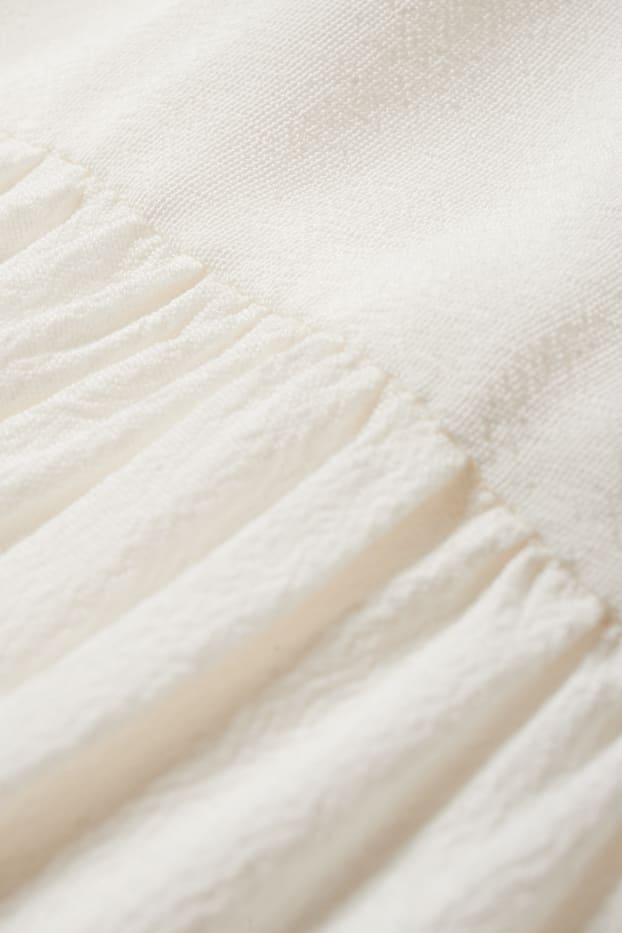 Dames - Blouse - crème wit