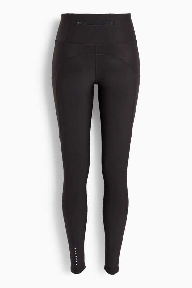 Dames - Sportlegging - 4 Way Stretch - zwart