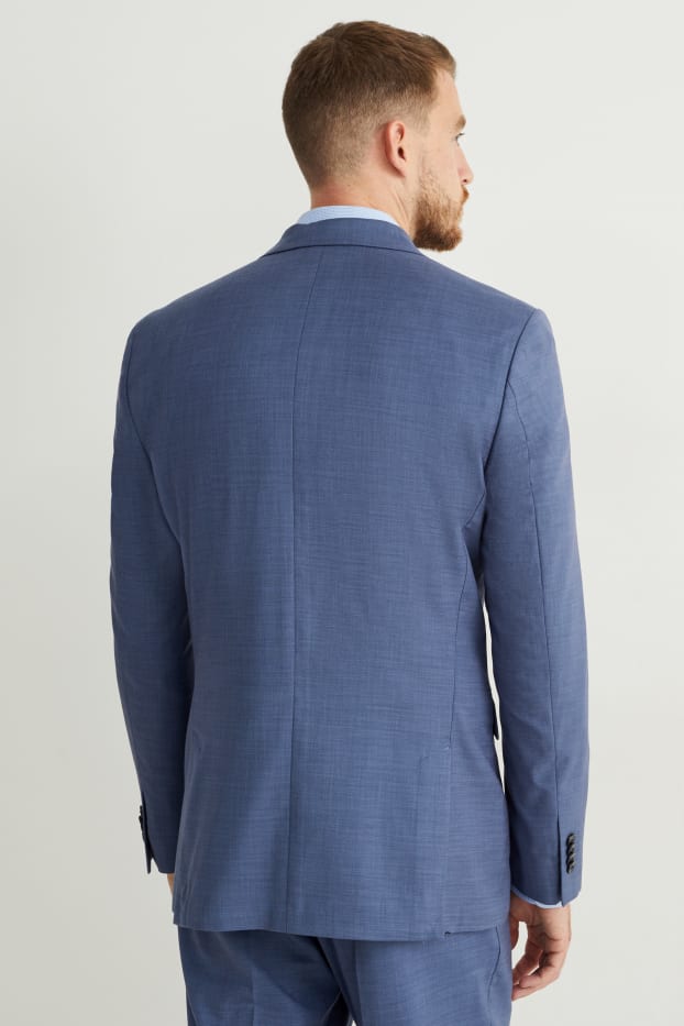 Heren - Colbert uit het combi-systeem - regular fit - Flex - stretch - LYCRA® - blauw