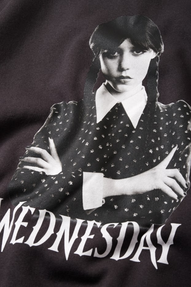 Donna - Felpa - Mercoledì - nero
