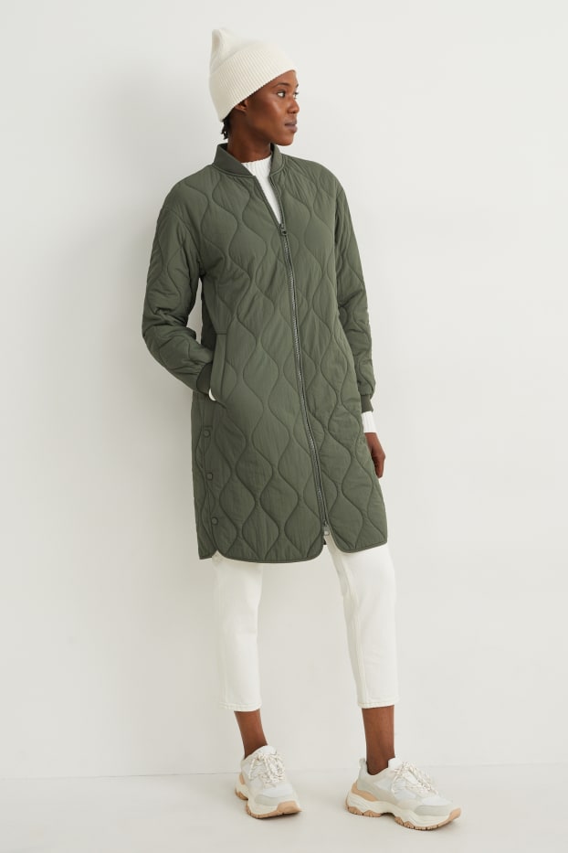 Mujer - Abrigo acolchado - verde