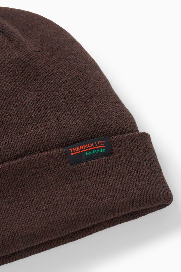 Herren - Mütze - THERMOLITE® - dunkelbraun
