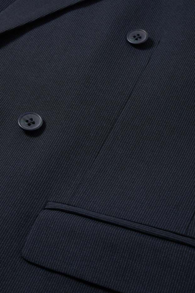 Hommes - Veste de costume - regular fit - Flex - LYCRA® - Mix & Match - bleu foncé
