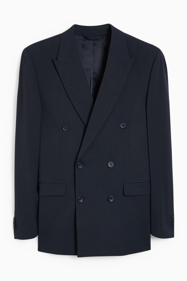 Hommes - Veste de costume - regular fit - Flex - LYCRA® - Mix & Match - bleu foncé