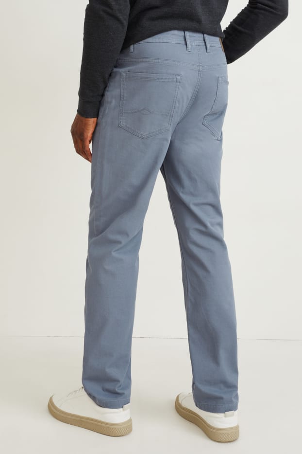 Home - Pantalons - regular fit - gris fosc