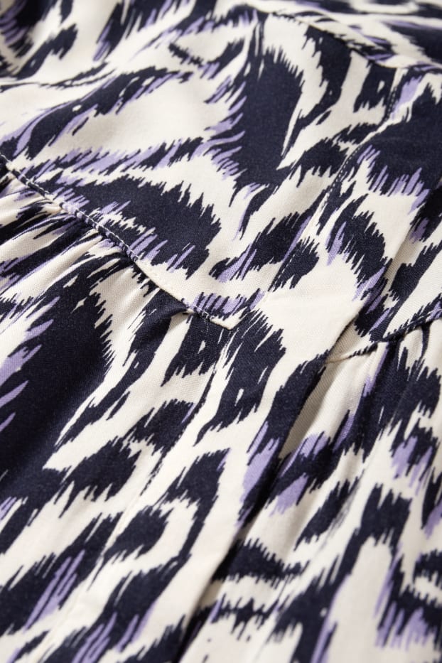 Femmes - Chemisier - à motif - blanc