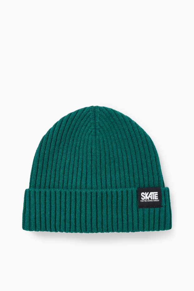 Bambini - Berretto in maglia - verde