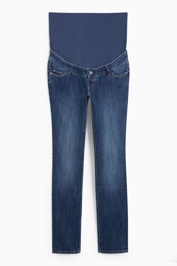 Femei - Jeans gravide - slim jeans - denim-albastru