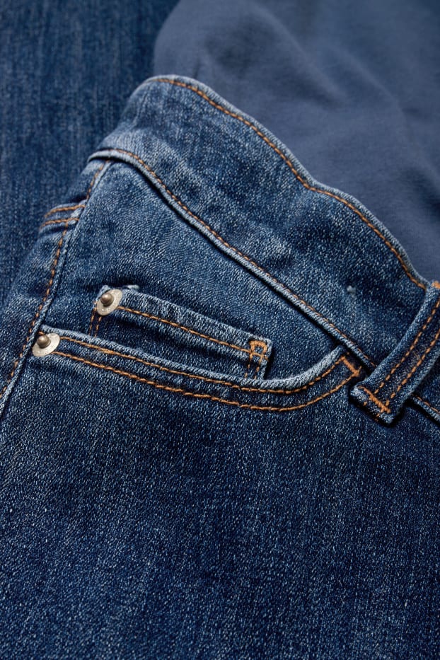 Femei - Jeans gravide - slim jeans - denim-albastru