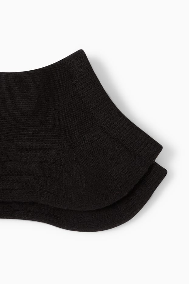 Women - Multipack of 3 - trainer socks - black