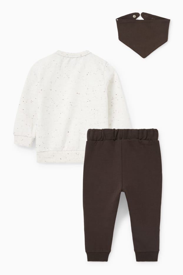 Neonati - Completo neonati - 3 pezzi - bianco
