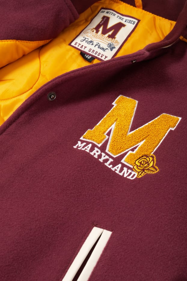 Copii - Fete - Bluzon din fleece - bordo