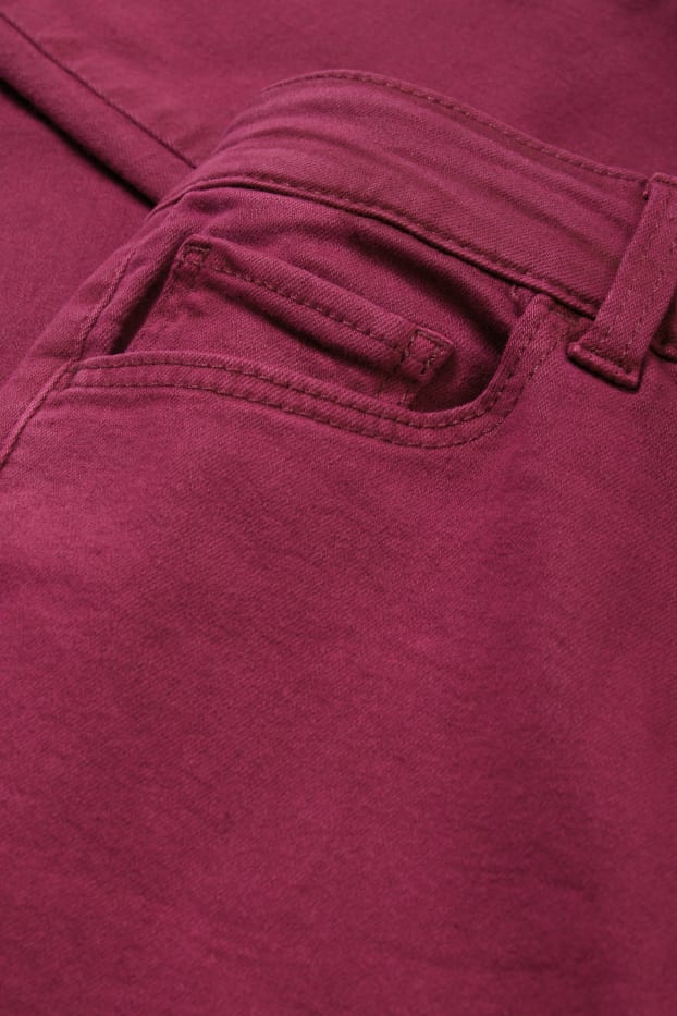 Women - Jegging jeans - high waist - violet