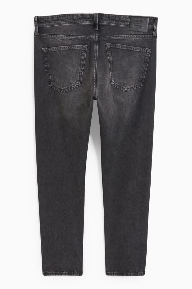 Herren - Slim Tapered Jeans - LYCRA® - schwarz